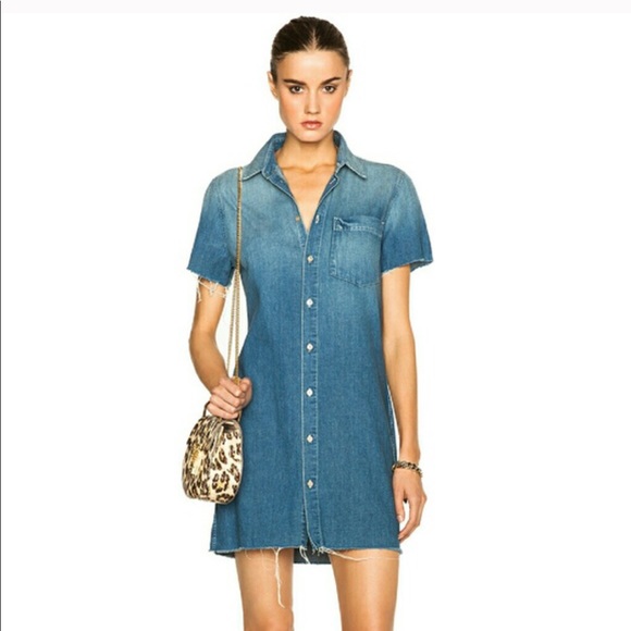 mother denim dress